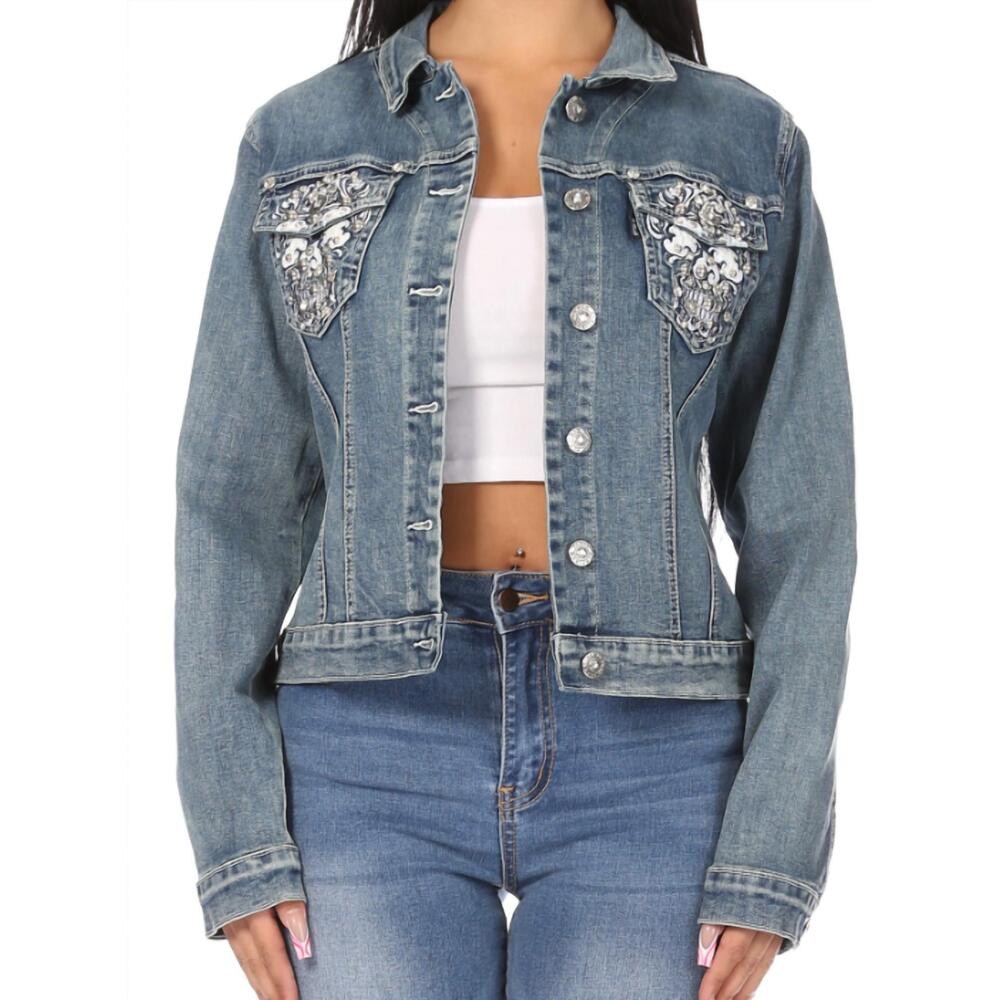 NEW BUS STOP super cool denim jacket in blue